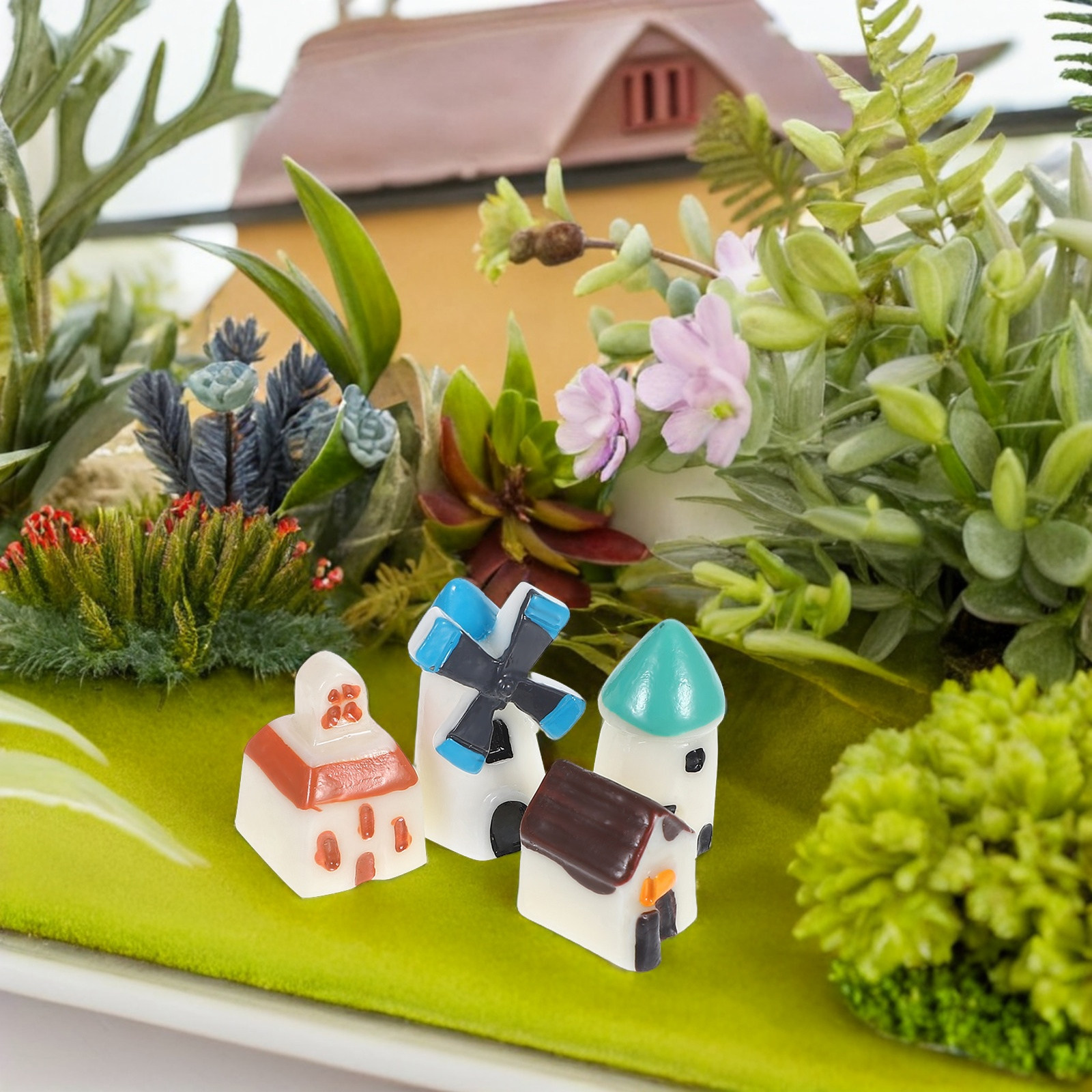 4Pcs Charming Mini Landscape R - огляд і ціна Bonsai Garden Landscape Design