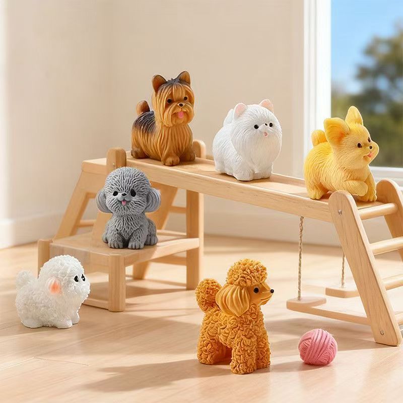 Cute Teddy Poodle Puppy Small  - огляд і ціна Bonsai Garden Art
