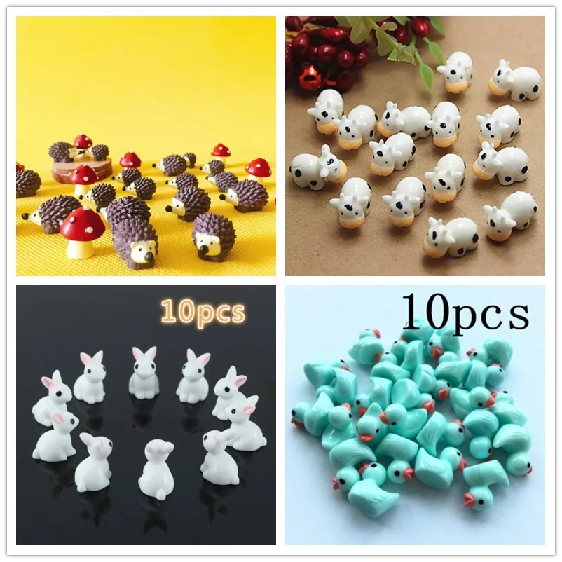 10Pcs/Hedgehog and Cows/Cute A - огляд і ціна Bonsai Garden Art