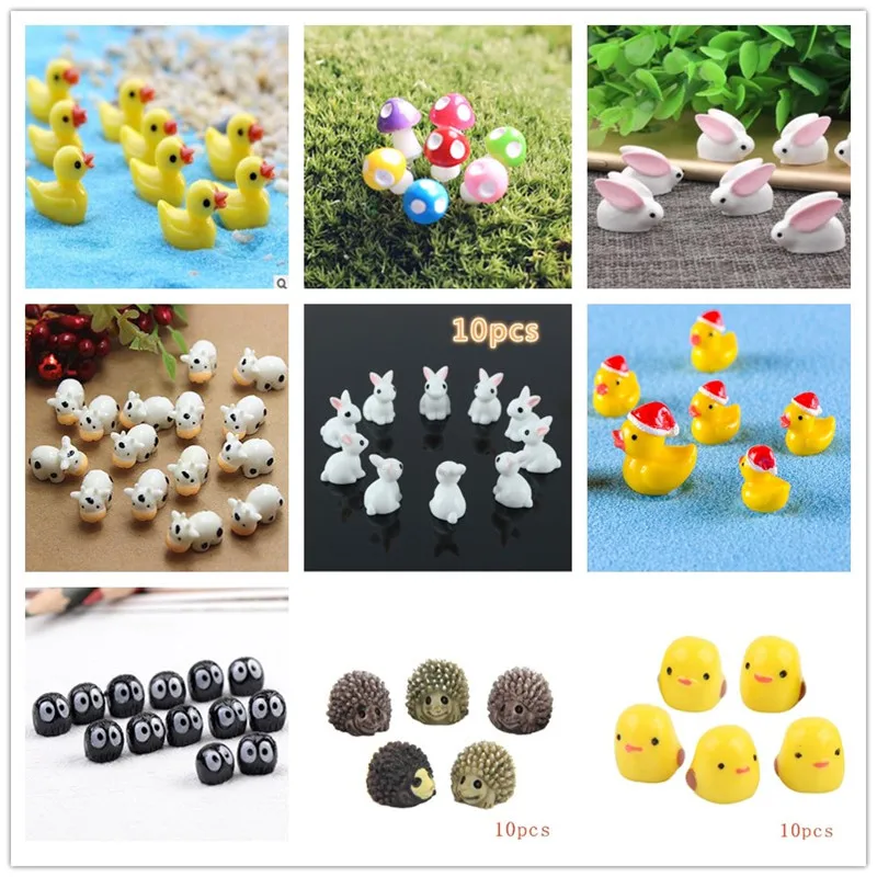 10Pcs/Hedgehog and Cows/Cute A - огляд і ціна Bonsai Garden Art