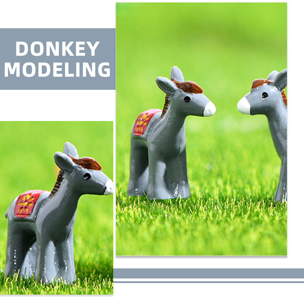 12Pcs Resin Mini Donkey Garden - огляд і ціна Bonsai Garden Landscape Design