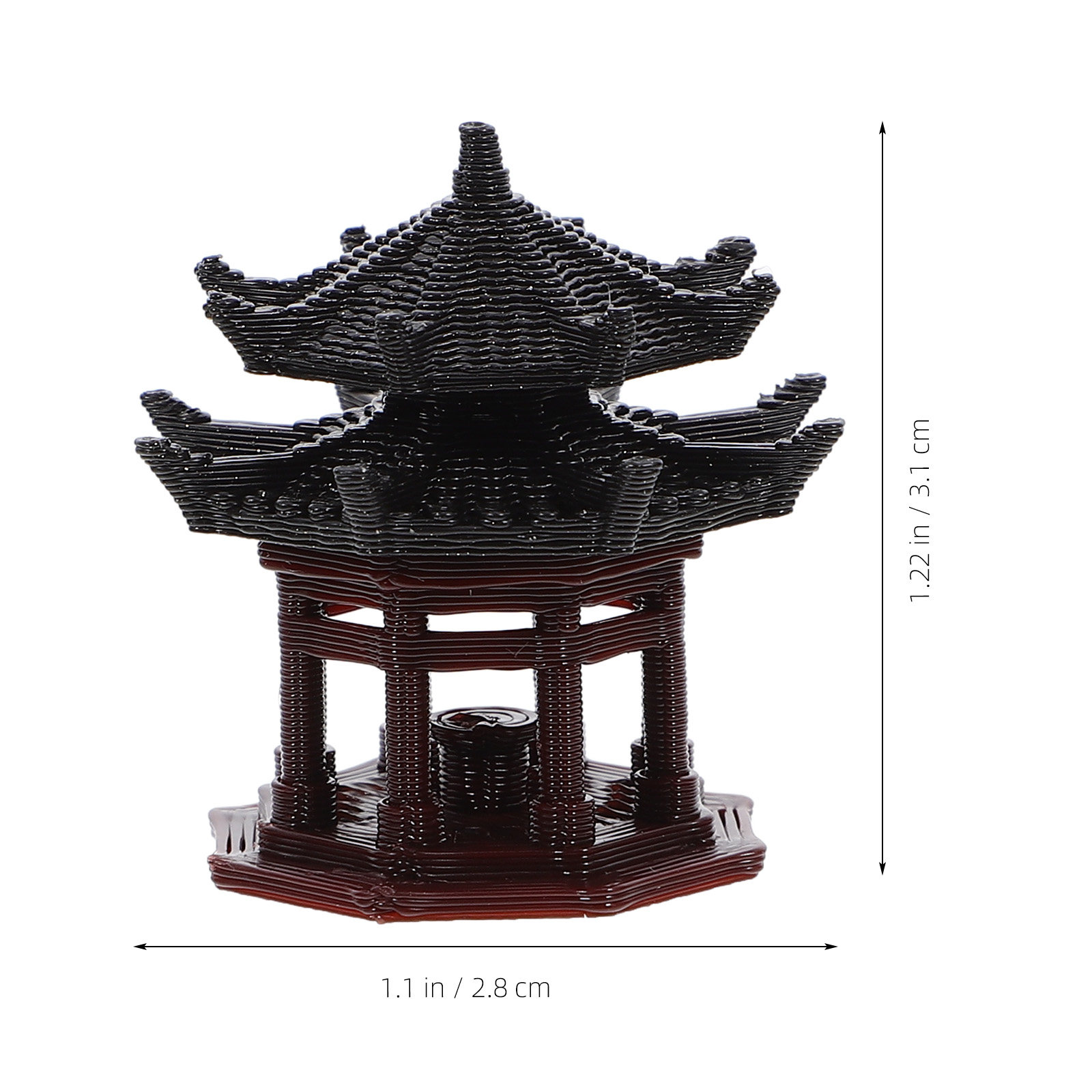 Delicate Plastic Pavilion Orna - огляд і ціна Bonsai Garden Landscape Design