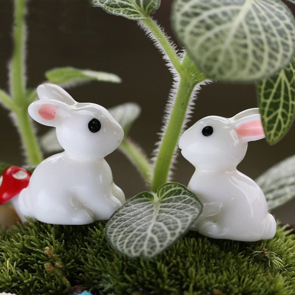 10Pcs Exquisite Mini Rabbits D - огляд і ціна Bonsai Garden Landscape Design