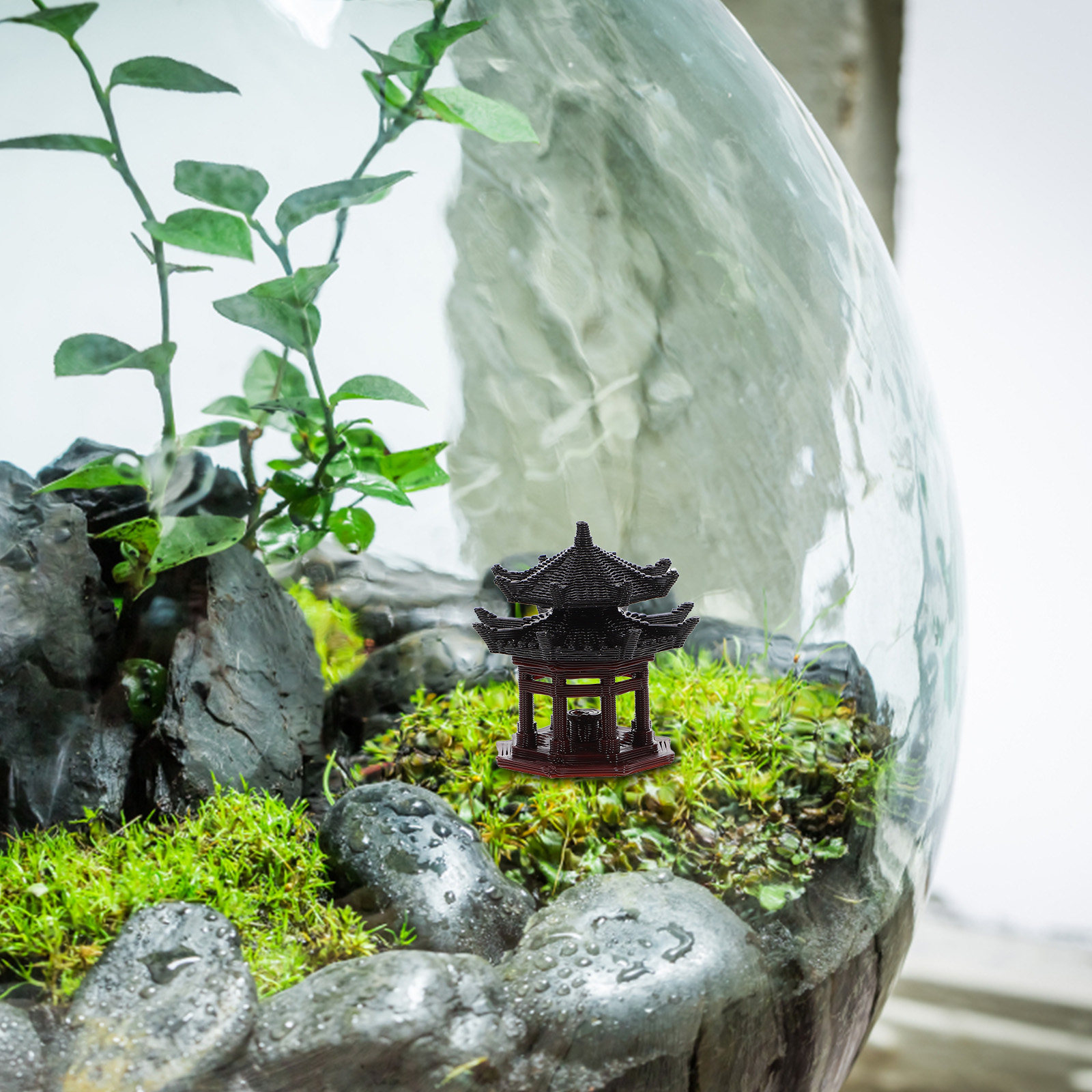 Heavy-Duty Mini Pavilion Ornam - огляд і ціна Bonsai Garden Landscape Design