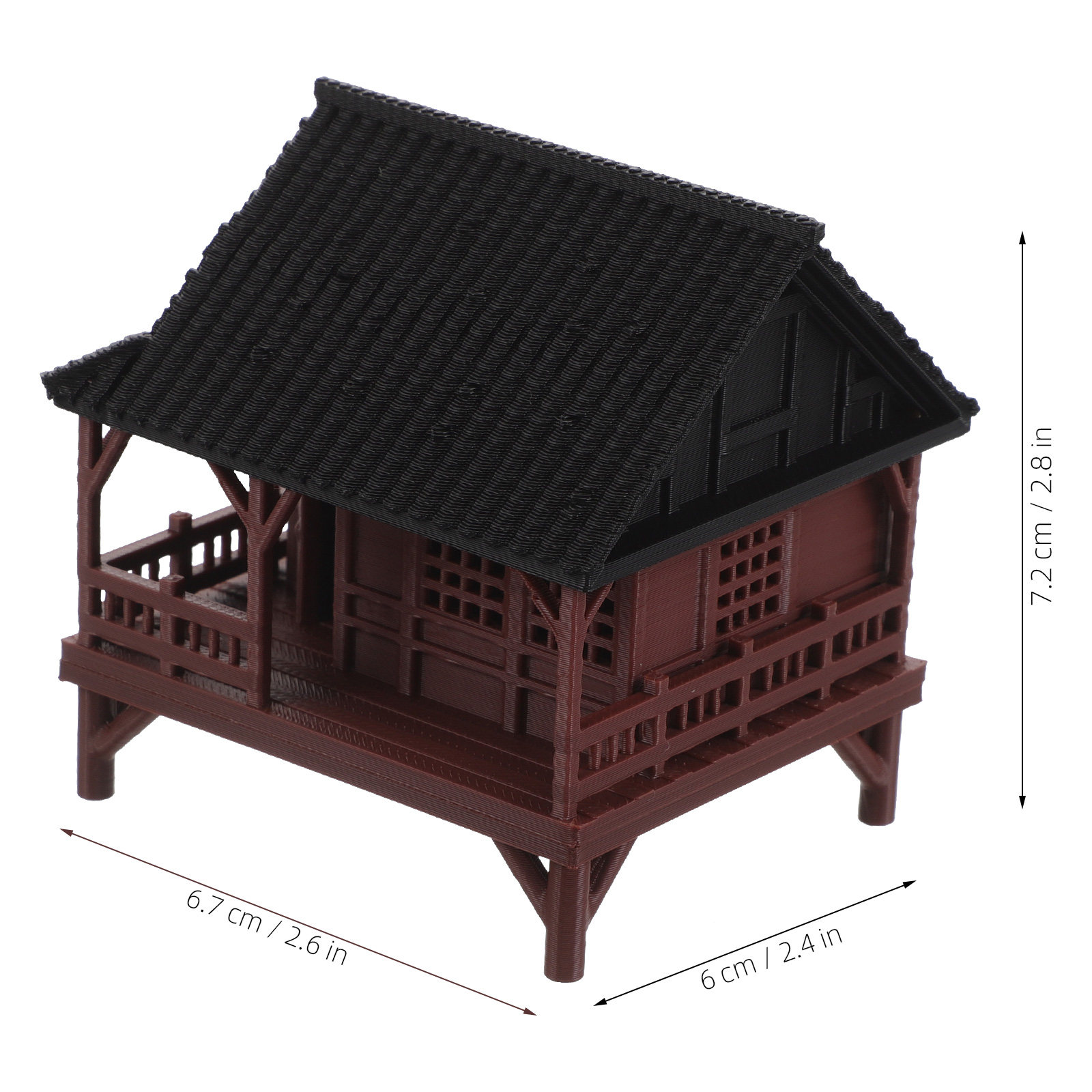 Micro Landscape Pavilion Statu - огляд і ціна Bonsai Garden Landscape Design