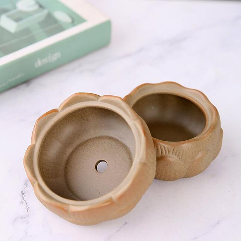 Coarse Pottery Lotus Green Pla - огляд і ціна Bonsai Garden Art