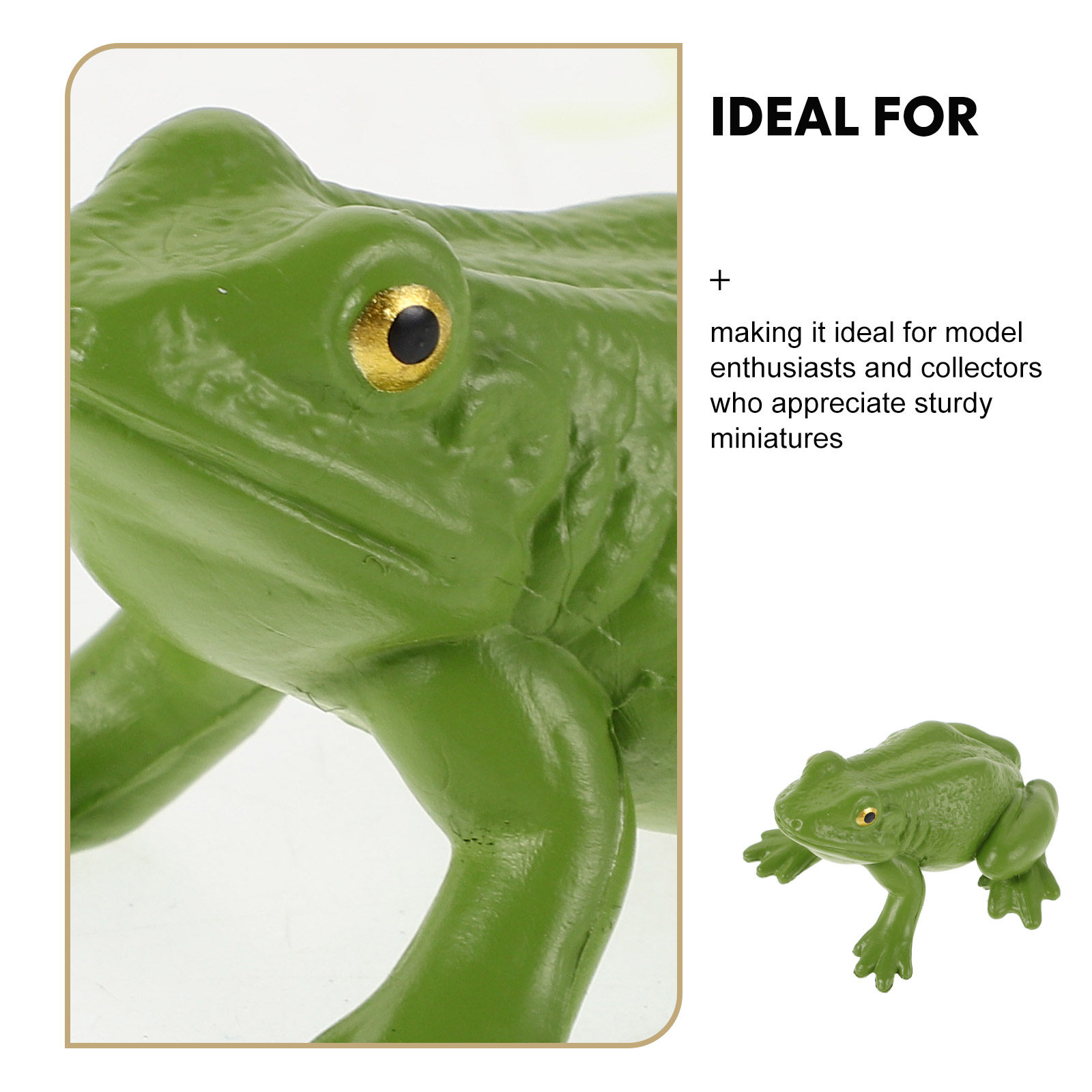 1Set Detailed Mini Frog Statue - огляд і ціна Bonsai Garden Landscape Design
