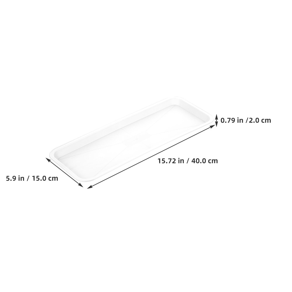 5Pcs Rectangular Shallow Plant - огляд і ціна Drip Tray Saucer